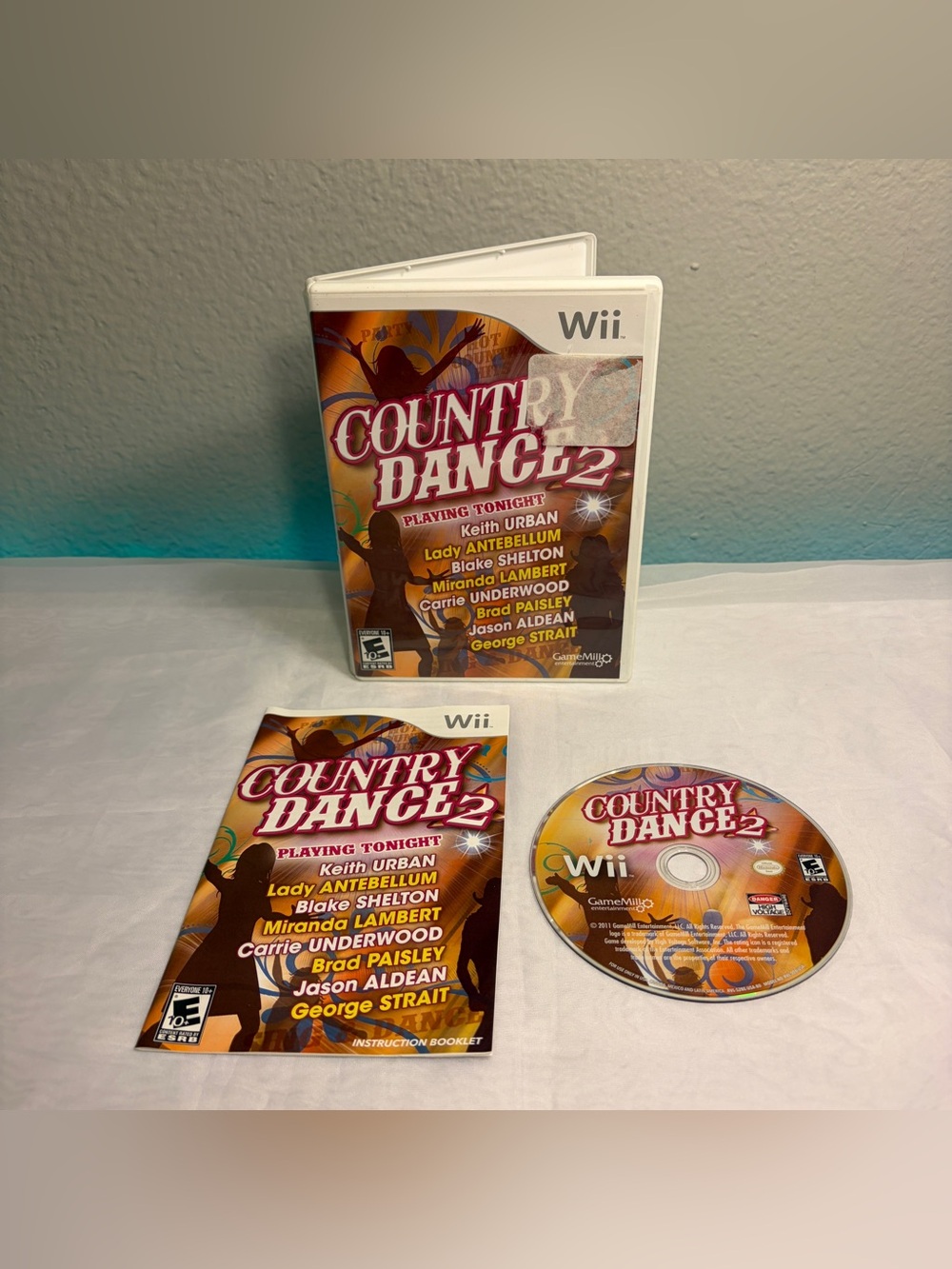Country Dance 2 (Nintendo Wii, 2011) Complete CIB Tested & Works Wii Videogame
